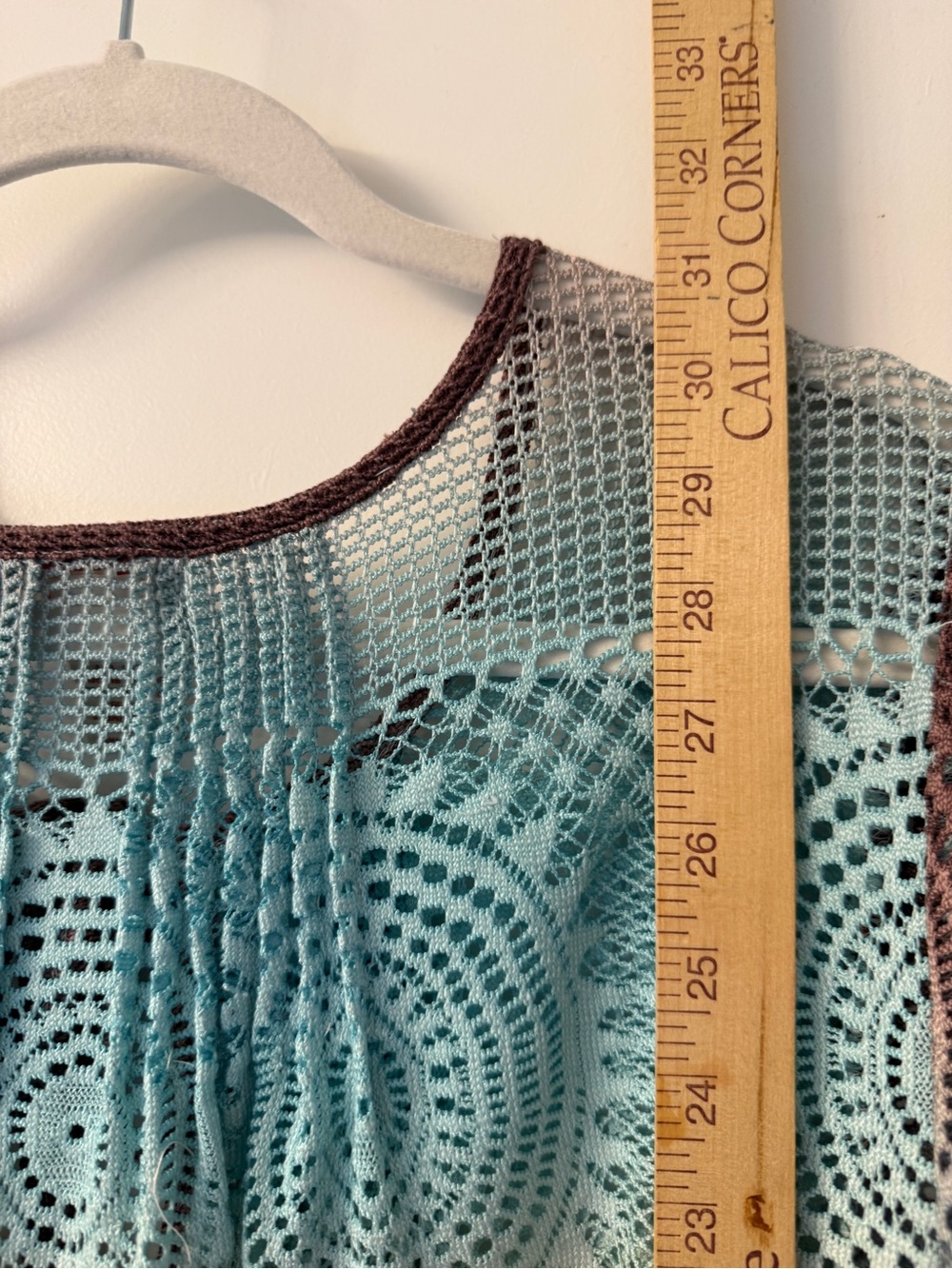 Sundance Horizons Ombre Sheer Knit  Blouson Tunic Size Medium Coastal Cowgirl - Picture 8 of 8